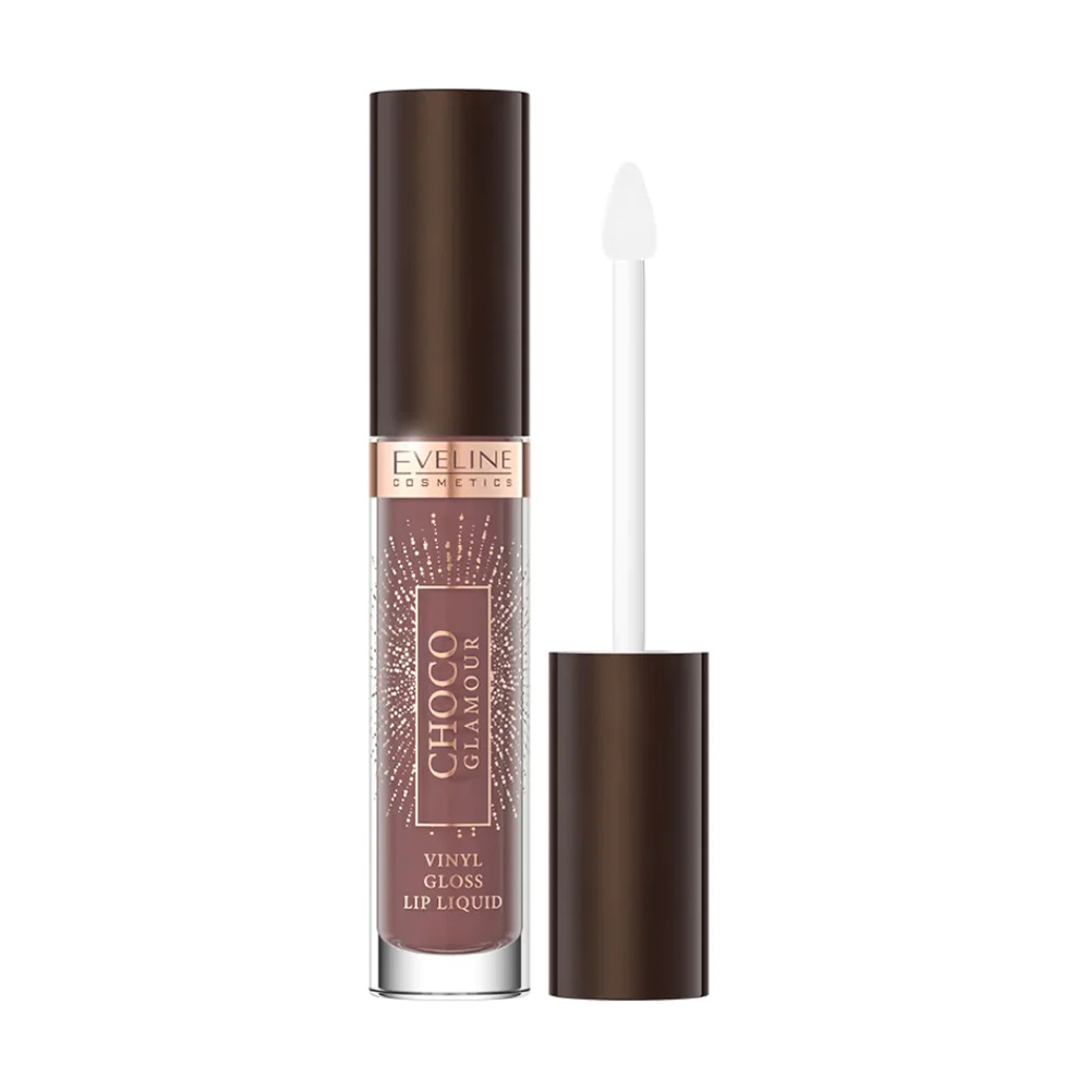 Блиск для губ Eveline Cosmetics Choco Glamour Vinyl Gloss Lip Liquid 02 Deep Cherry Chocolate, 4.5 мл
