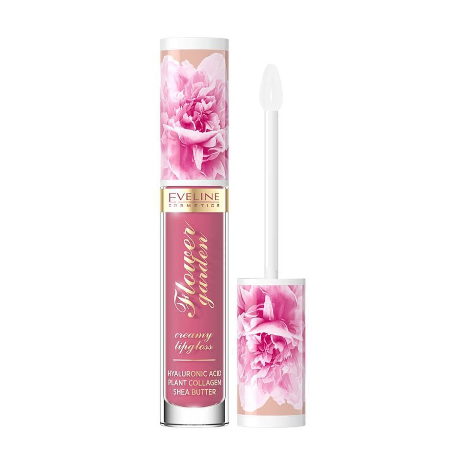 Кремовий блиск для губ Eveline Cosmetics Flower Garden Creamy Lip Gloss тон 03, 4.5 мл