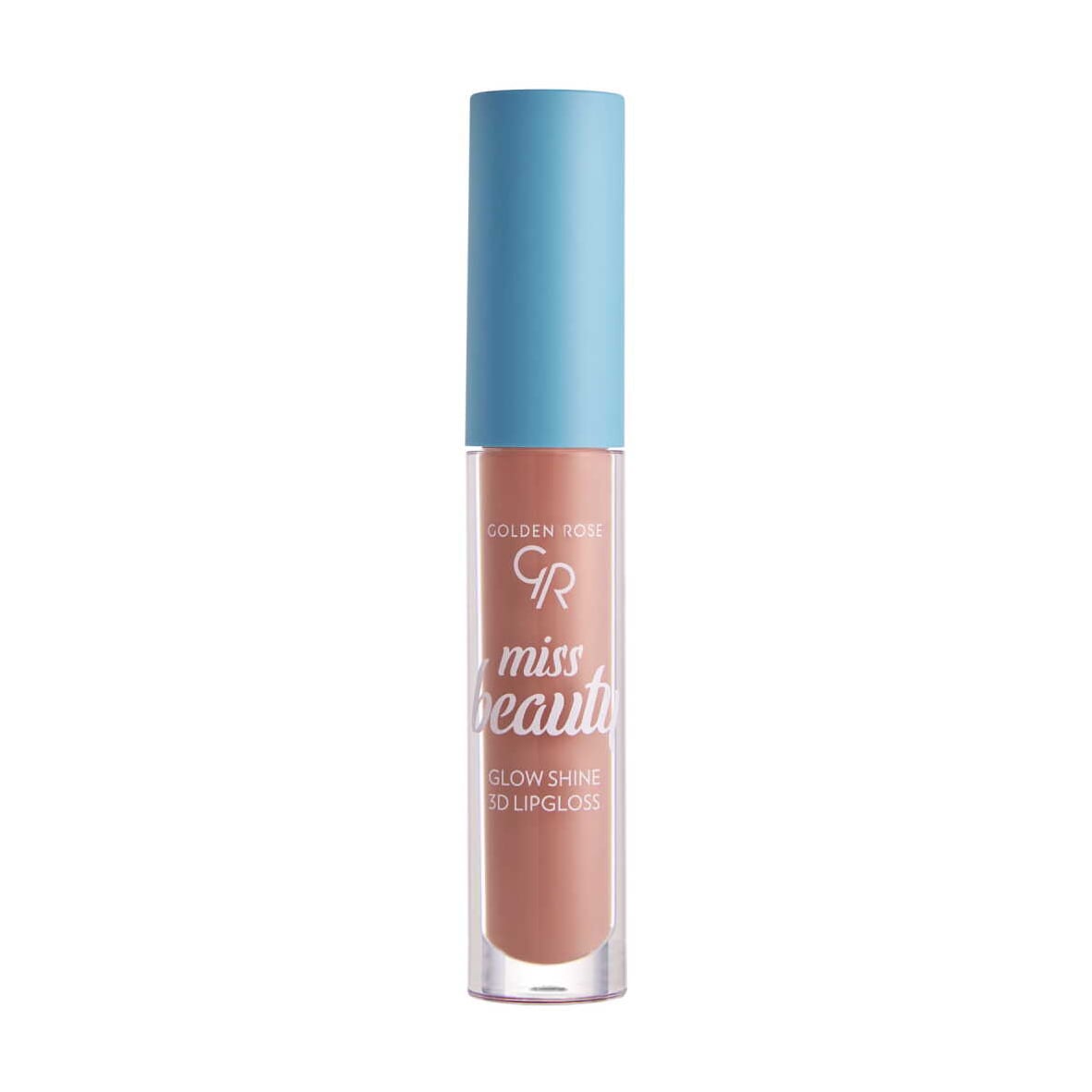 Кремовий блиск для губ Golden Rose Miss Beauty Glow Shine 3D Lipgloss 03 Soft Peach, 4.5 мл